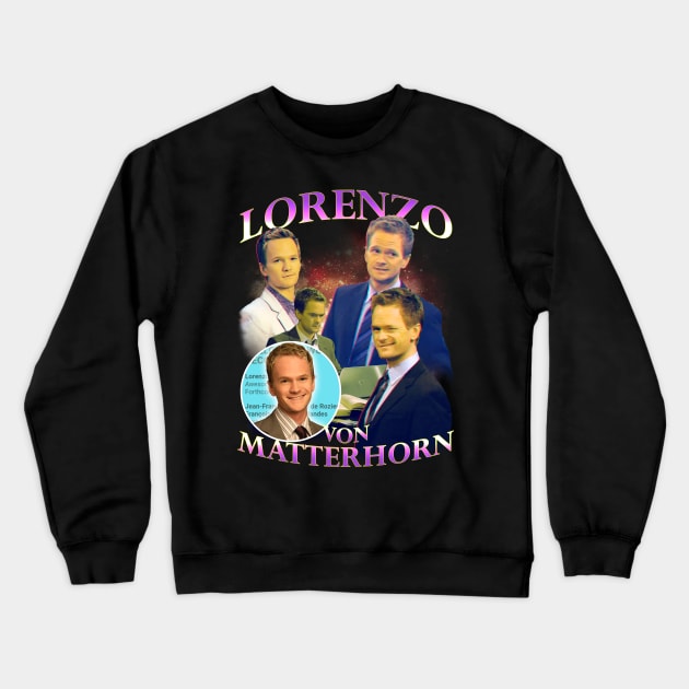 Lorenzo Von Matterhorn Bootleg Crewneck Sweatshirt by RetroVania
